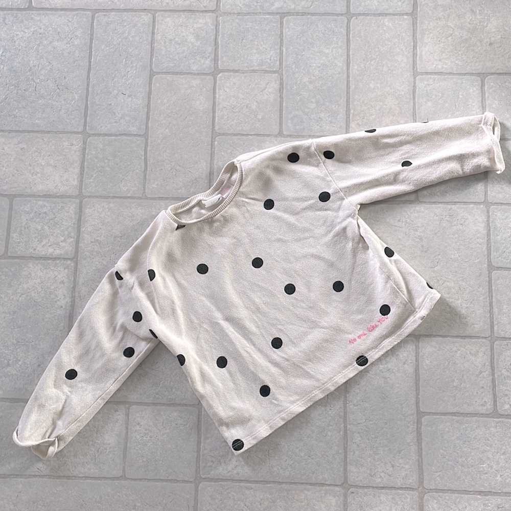 Zara baby girl 2-3 crewneck shirt